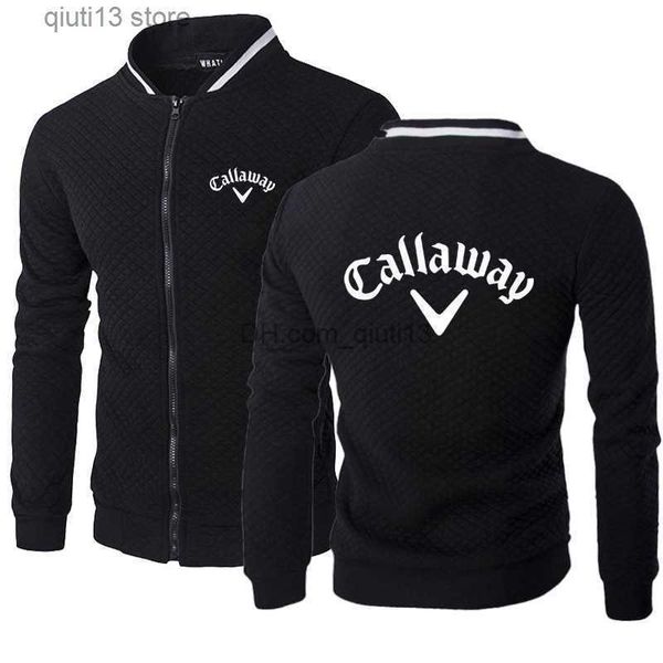 

men's jackets callaway fall/winter new fashion golf zipper men's jacket men's jacket casual golf jacket -4xl t230718, Black;brown