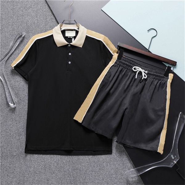 

men's designer tracksuits summer beach shorts pullover sportswear sets letters print wholesalers womens fashion outdoor running t-shirt, Gray