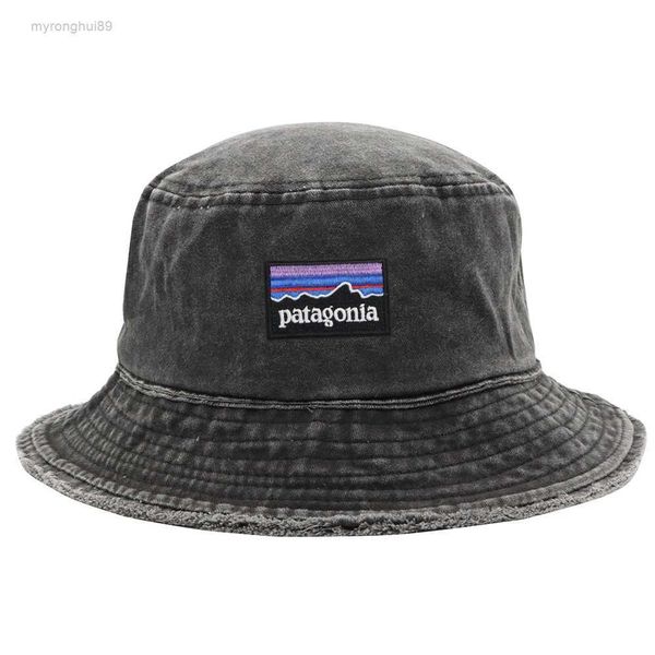 

new outdoor basin hat american worn fur trimmed bata casual street bucket sunscreen a5pw, Blue;gray