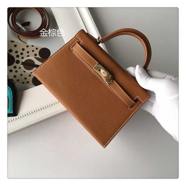 

designer kelys tote bag generation second bag new high-end palm grain leather women's handheld one shoulder cross body mini min small 1