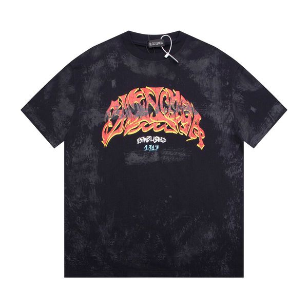 

blcg lencia summer t-shirts high street hip-hop style 100% cotton quality men and women drop sleeve loose tshirts oversize 23253, White;black