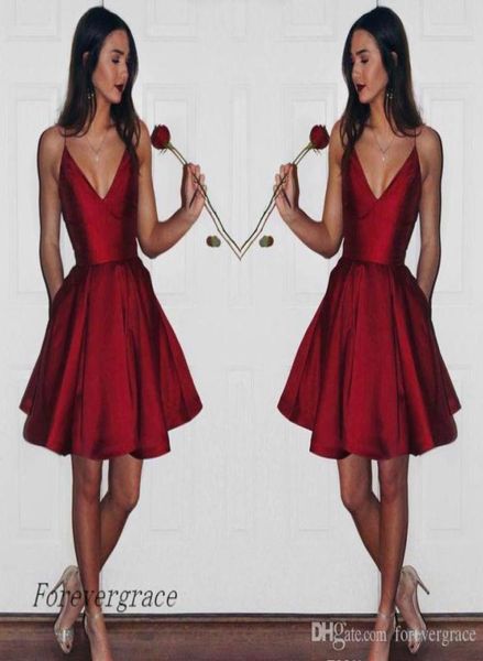 

2019 short ruby homecoming dress vintage a line ruffles juniors sweet 15 graduation cocktail party dress plus size cu2242807, Blue;pink