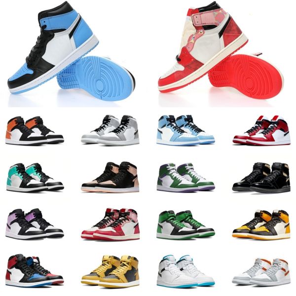 

with box 1s basketball shoes jumpman 1 next chapter spider-verse washed pink heritage denim starfish lost found high og craft sail mens trai