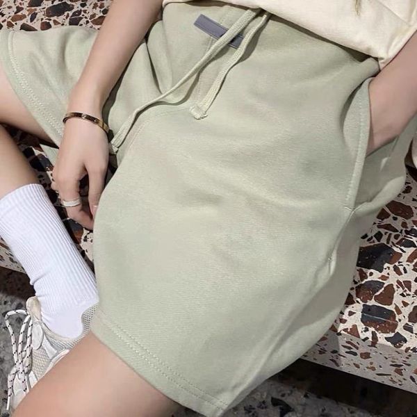 

sweat shorts men woman loose short summer beach bottoms summer fashion oversized streetwear cotton male running jogging pants, White;black