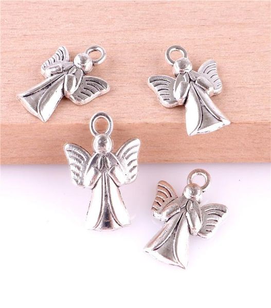 

23242 90pcs pray angel 1914mm antique making pendant fit vintage tibetan silver diy handmade bracelet necklace9212852