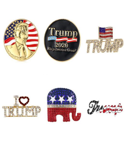 

2020 us election brooch trump brooch fashion patriotic trump pin brooch badge accessories rhinestone brooch pin6037222, Gray