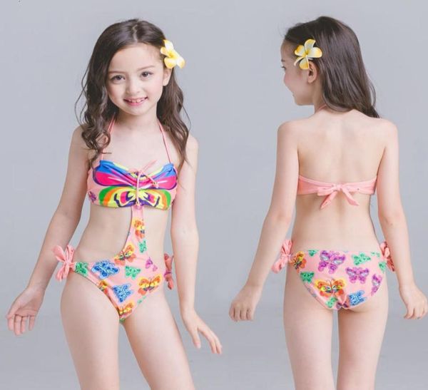 

swimsuits girl onepiece print suit children swimwear summer 1pcs monokini kids bathing suits baby s beachwear backless7383454