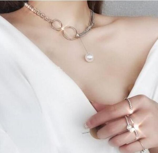 

clavicle chain female contracted short money necklace neck belt neck chain dazzle cruel gift3193520, Silver