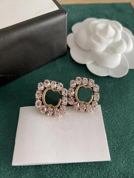 

designer jewelry g stud earring pearl earring chain love diamond women heart earrings gold silver earing party wedding couple gift3081308, Golden;silver