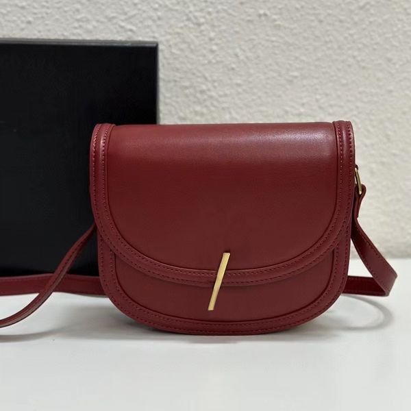 

fashion flap crossbody bag designer handbag women genuine leather shoulder bags metal hardware letter magnetic buckle interior zipper pocket