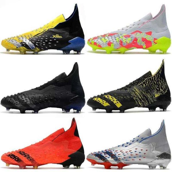 

designer freak predator fg soccer shoes men cleats sneaker outdoor football boots meteorite pack escape light showpiece trainers men outdoor