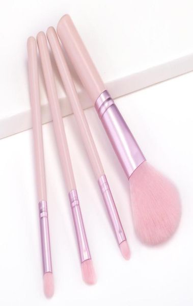 

pink makeup brush 4pcs set soft hair cosmetics brushes for powder blusher foundation face eye shadow cosmetic make up brushes beau6655924