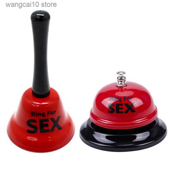 

set creative fun bell ring sm games novelty gift bachelorette bachelor party life reminder bell for couple flirting t230718, Red;black