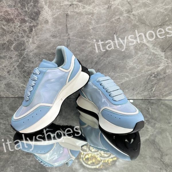 

2023 luxurys reflective leather dad shoes space stitching material sneakers designer sneakers modern autumn winter trendy shoes xsd230403, Black