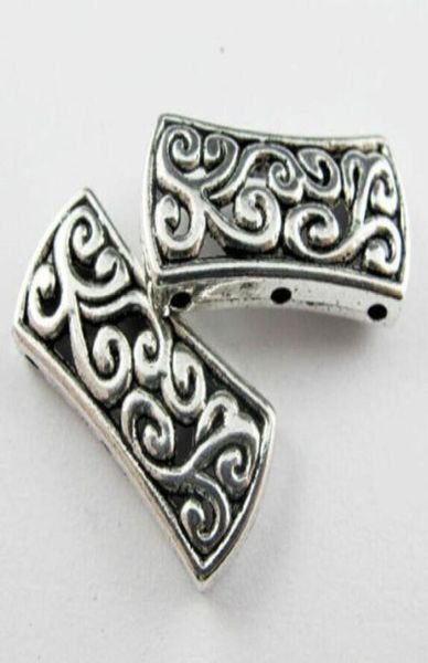 

ship 100pcs tibetan silver 3 hole connectors bead for jewelry making 27x12mm9003435