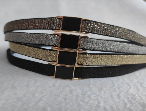 

new hair accessories shiny headband headband c metal letter hair band party gift with dust bag9117172, Silver