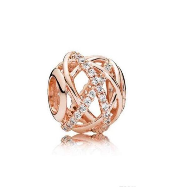 

100 s925 sterling silver jewelry diy beads fits ale charm for bracelets for women for european rose gold braceletnecklace7563444, Black