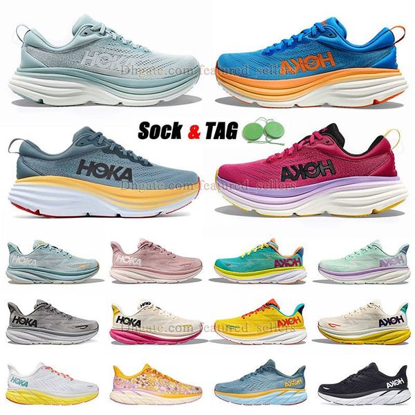 

hokas one one bondi 8 run shoes triple white black hokas clifton 8 9 people cyclamen sweet lilac carbon x 2 on cloud women men mesh sports t
