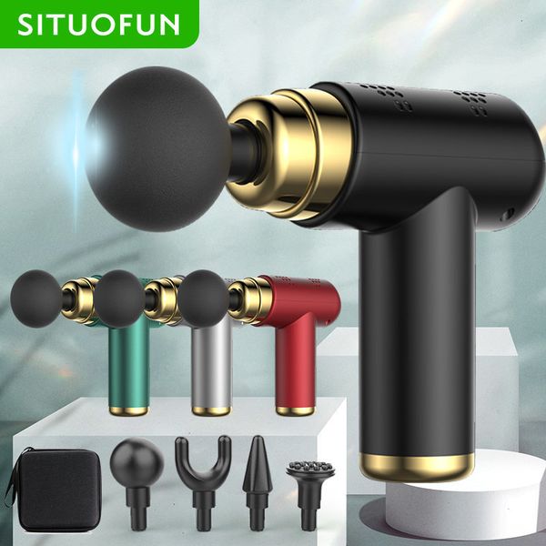 

full body massager situofun portable massage gun deep tissue muscle electric massager pain relief for body neck back relaxation fitness slim