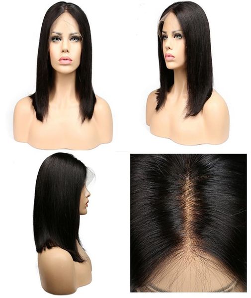 

women medium short carve straight synthetic wig ladies black lace front bobo heat resistant cosplay wigs artificia ha6573372