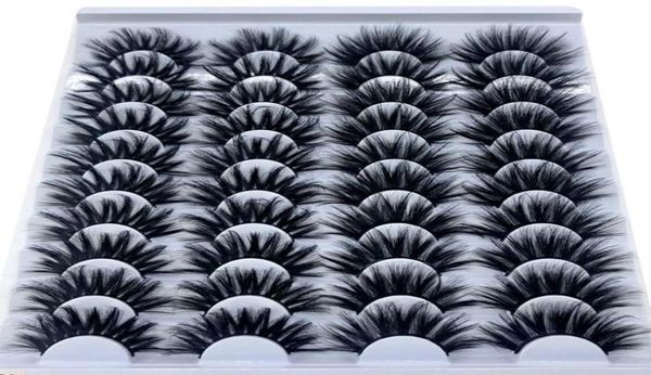 

20 pairs beauty lashes natural false eyelashes fake lashes long makeup 3d mink eyelashes eyelash extension mink7740603
