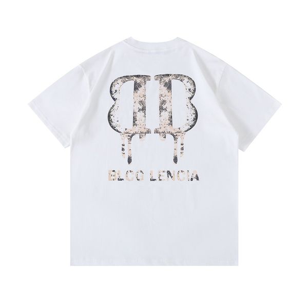 

blcg lencia summer t-shirts high street hip-hop style 100% cotton quality men and women drop sleeve loose tshirts oversize 23222, White;black