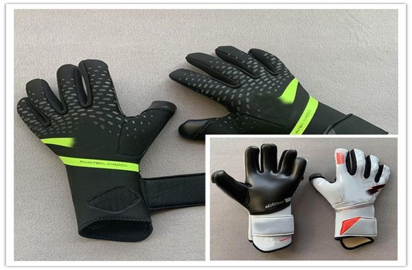 

professional goalkeeper gloves gk football latex goal keeper luvas whole3918643, Black