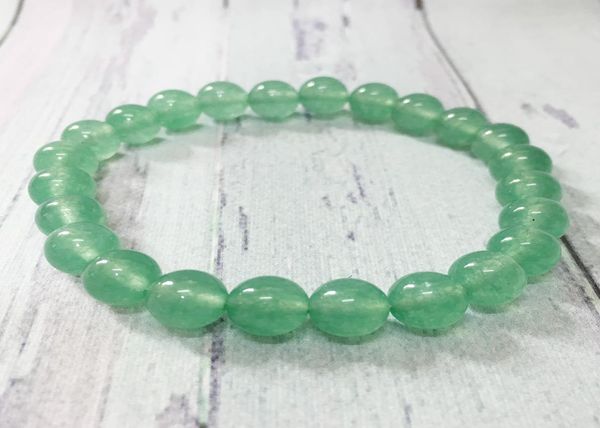 

mg0336 8 mm green aventurine bracelet yoga spiritual gift for women balance wrist mala yoga beads bracelet2133297, Black
