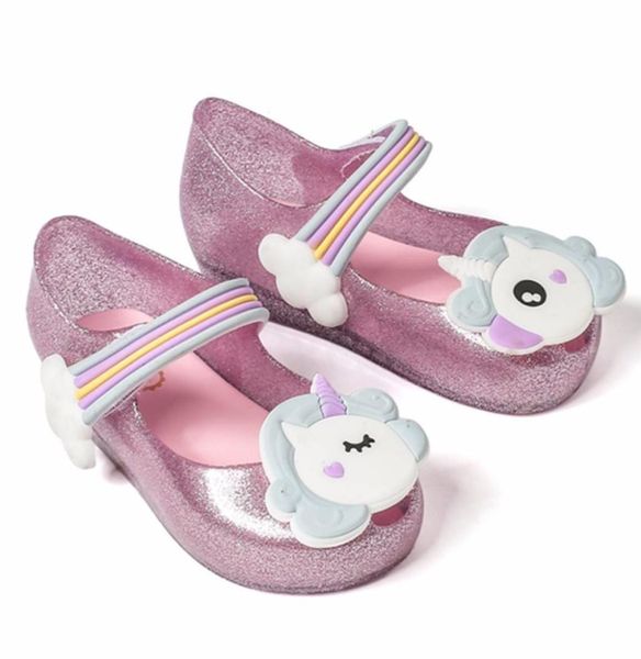 

2020 unicorn new summer for mini shoes girls dargon sandals jelly shoe fish mouth girl nonslip kids sandal toddler4264842, Black;red