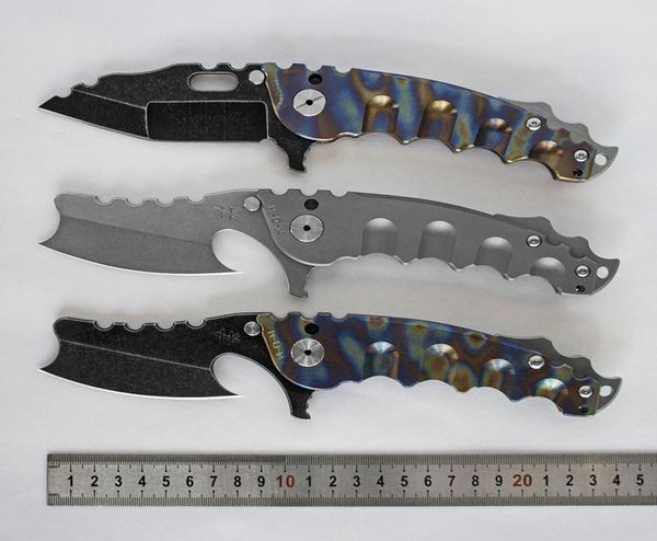 

heeter heavy folding tools strong camping blade tc4 titanium survival s35vn knives tactical combat knife handle selfdefense edc o6980231