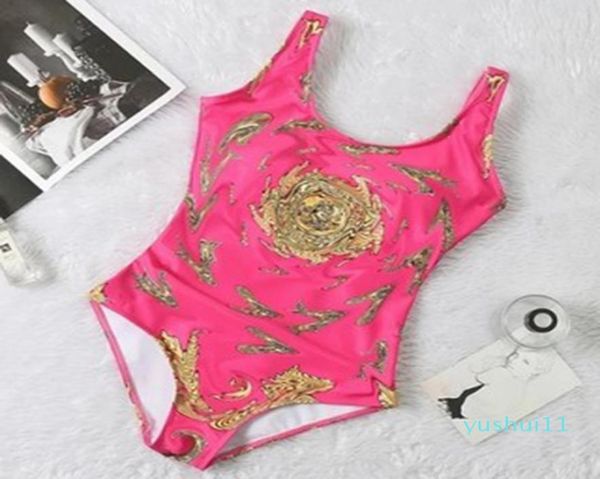 

2022 new onepiece printed bikini european red highend swimsuit women swimwear swim suit swimwea r bikinis set push upswimsuit b3525645