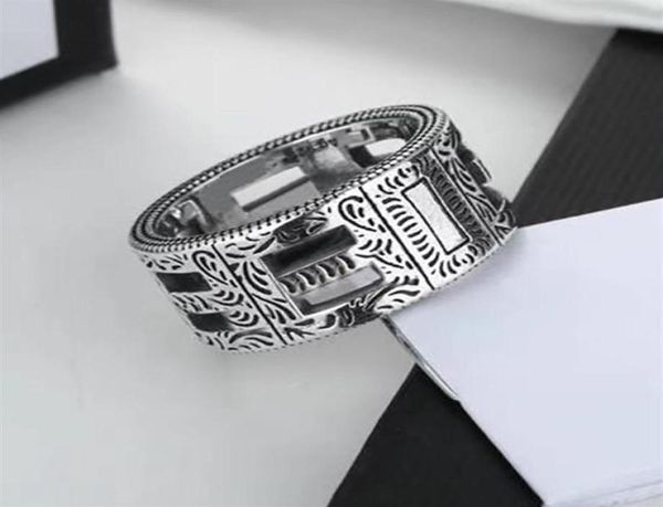 

band jewelrys luxurys designers ring men039s and women039s social gathering rings couple retro craft fashion je1903268, Silver