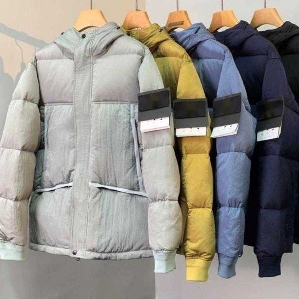 

winter mens down jacket armband embroidery parka coats designer jackets men women goose down jacket fashion windproof hooded coat 889, Black