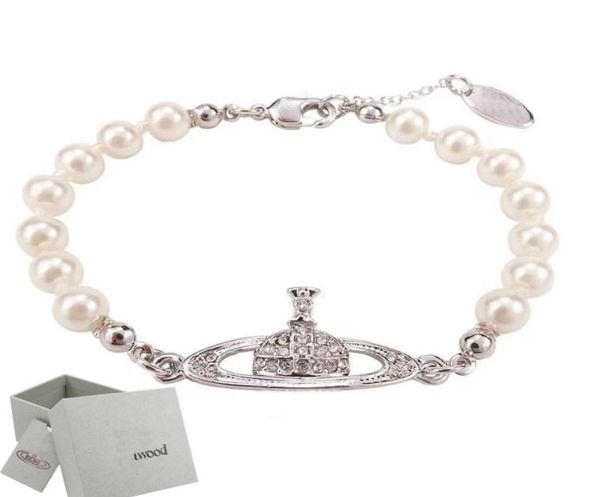 

saturn bracelet with box pearl beaded strand diamond tennis planet bracelets woman gold designer jewelryfashion accessories4555461, Black