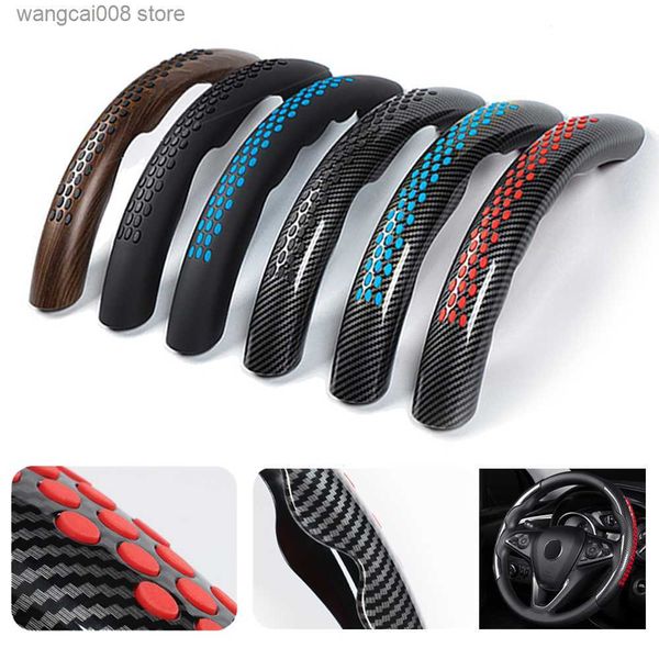 

steering wheel covers hand sweat proof 38cm/15inch car wheel cover anti-slip silicone steering wheel booster carbon fiber matte/glossy unive