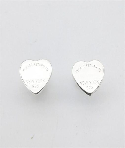 

ladies s925 sterling silver classic heartshaped silver earrings studs jewelry lovers sweet romantic holiday anniversary gift 22018847763, Golden;silver
