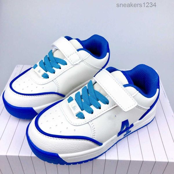 

brand kids designer shoes sneakers spring summer fashion baby outdoor sport leather breathable patchwork letters sneaker boys girls casual s, Black