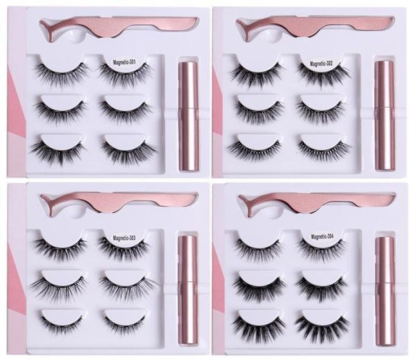 

thick natural magnetic false eyelashes soft light no glue needed fake lashes hand made reusable multilayer eyelashes extensions wi2449986