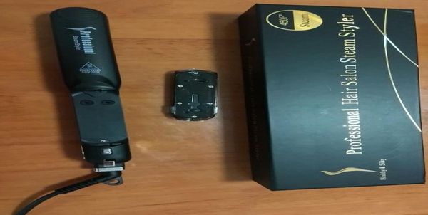 

new hair straightener professional hair salon steam styler flat ceramics organosilicon hair straightening irons flat iron 5145463, Black