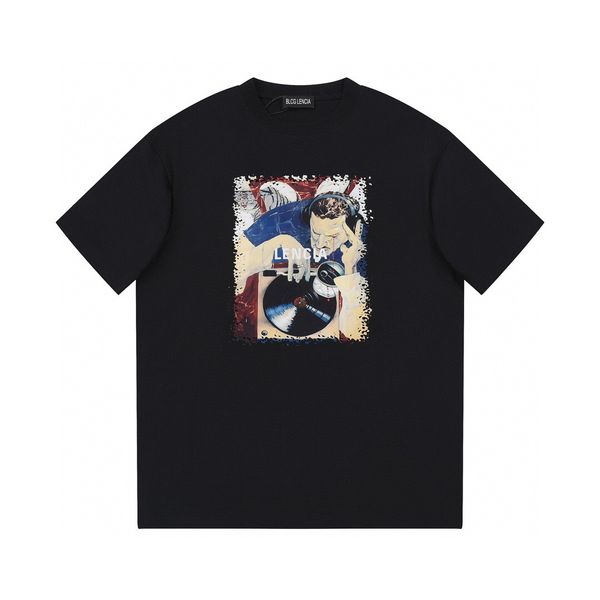 

blcg lencia summer t-shirts high street hip-hop style 100% cotton quality men and women drop sleeve loose tshirts oversize 23232, White;black