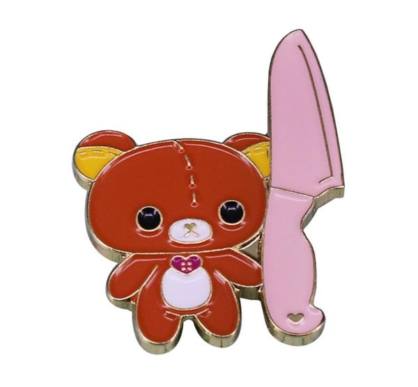

super adorable bear with knife brooches for kids s10000129639160, Blue