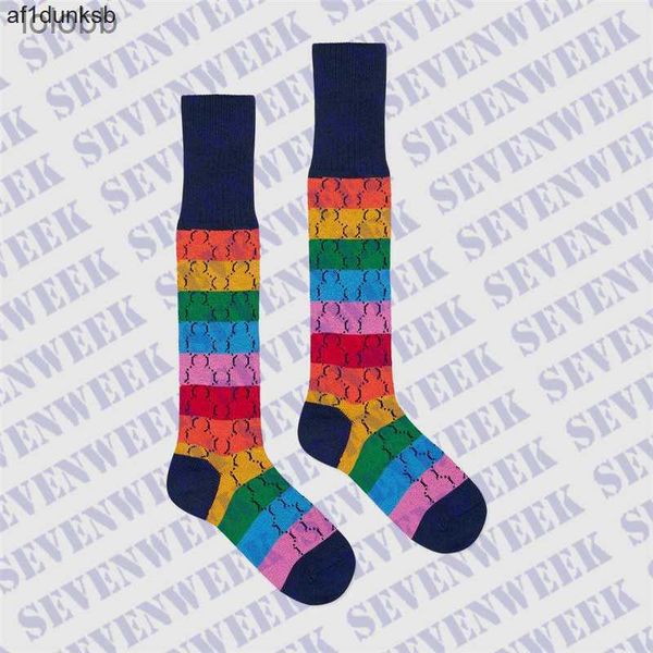 

stockings ggity rainbow letter womens socks underwear hop men women sports stocking soft cotton girls gifts long sock street hip 9ds0, Black;white