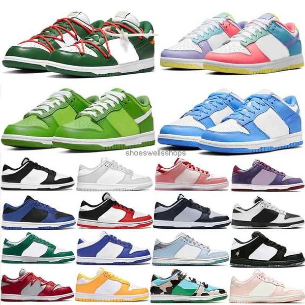 

2022 men women shoes casual sneakers white black panda grey fog unc gai varsity green laser orange syracuse mummy coast candy mens flat