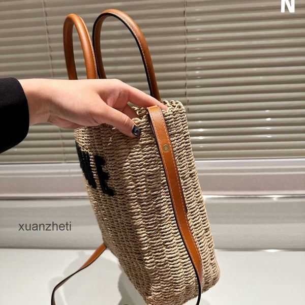 

ladies bags designer loewsbag bag 2023 totes raffia women women's classic woven large capacity shopping handbag shoulder commuter trave