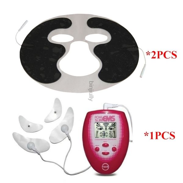 

full body massager face tens machine beauty electrode pads with cable for full body massager pulse therapy machine pad 230718