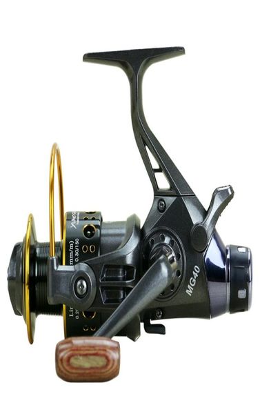 

101bb bearing double drag fishing spinning reel mg 30006000 series gear ratio 521 dual brake carp feeder fishing wheel5250455