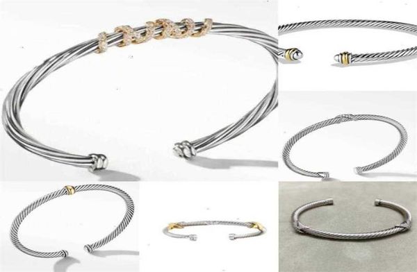 

4mm bangles designer bracelets love bracelet gold thin 18k for women diamond bangles womans luxurious hip hop luxury jewelry cjewe1413525, Black