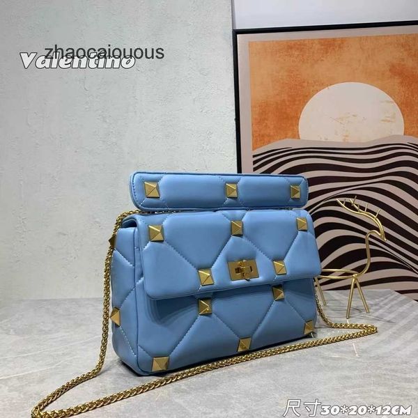 

new valentins handbag rivet designer bags luxury handbags punk portable shoulder crossbody chain 5s6v