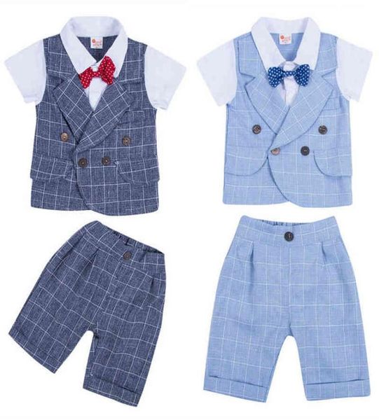 

new toddler baby boy wedding formal suit bowtie gentleman pants outfit set 04y aa2203163008112, White