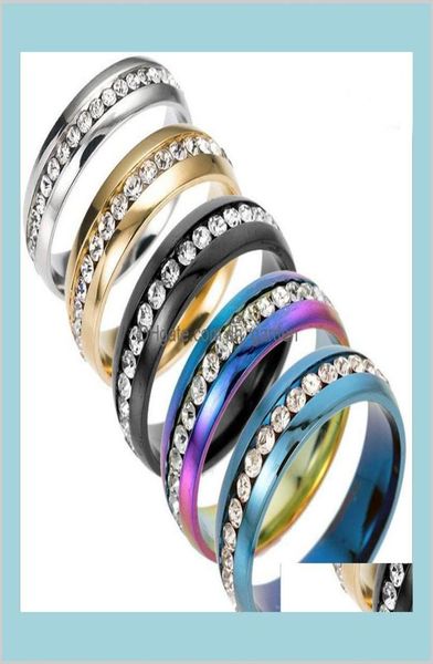 

titanium steel black finger with diamonds man silver plated women goldencolor jewelry female wedding lzkrf band w87gy1349956